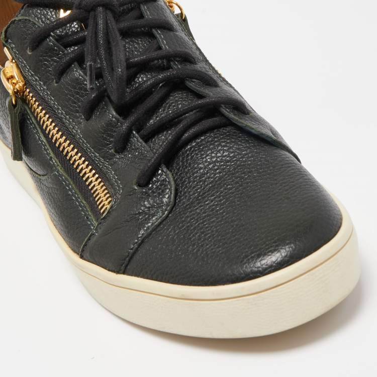 Pre Owned Giuseppe Zanotti Dark Green Low Top Sneakers Size 43
