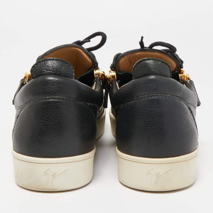 Pre Owned Giuseppe Zanotti Dark Green Low Top Sneakers Size 43