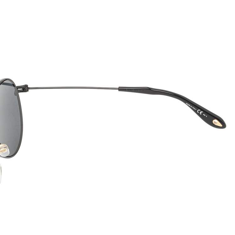 Pre Owned Givenchy Black/Gold GV7057/S Nude Aviator Sunglasses