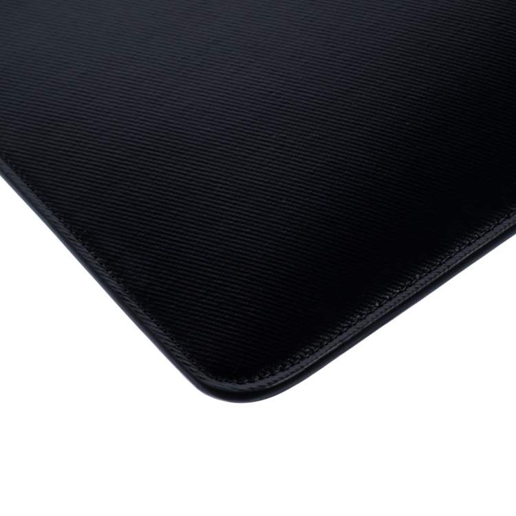 Pre Owned Givenchy Black Coated Canvas Large 4G Wrist Strap Pouch