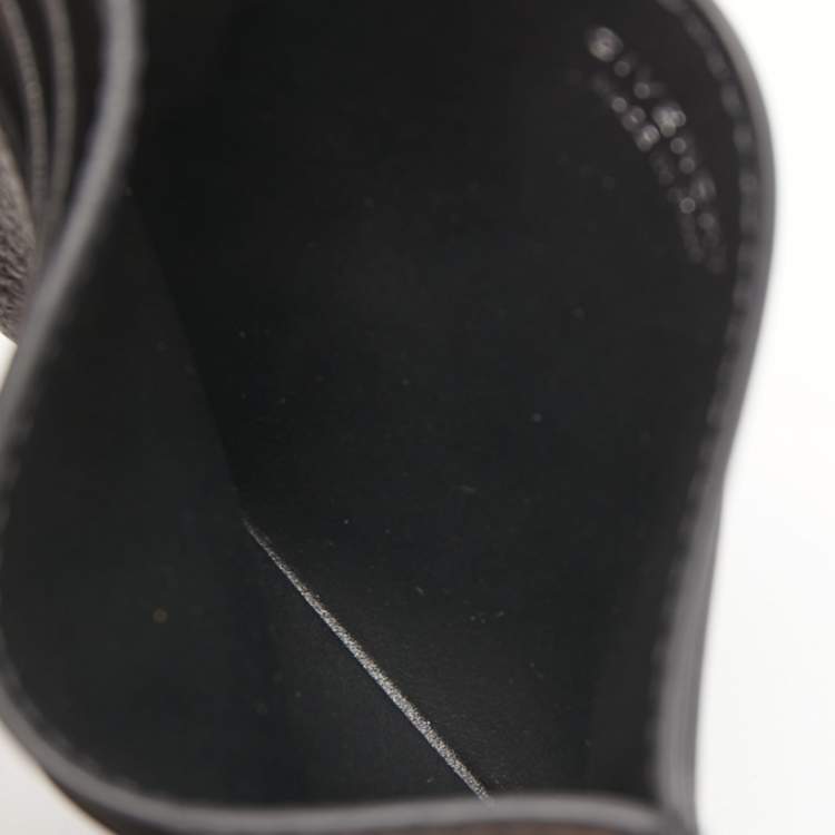 Pre Owned Givenchy Black Leather Card Holder