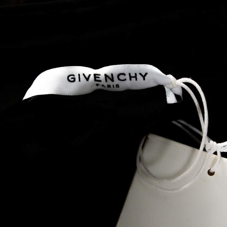 Pre Owned Givenchy Black Side Logo Tape Detail Jogging Pants XL