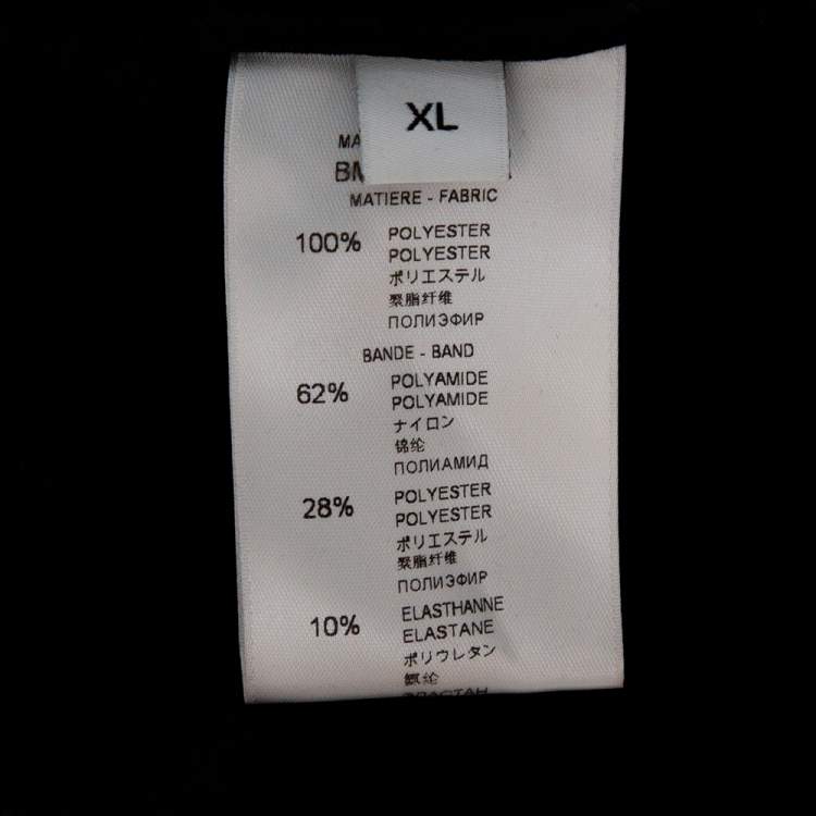 Pre Owned Givenchy Black Side Logo Tape Detail Jogging Pants XL