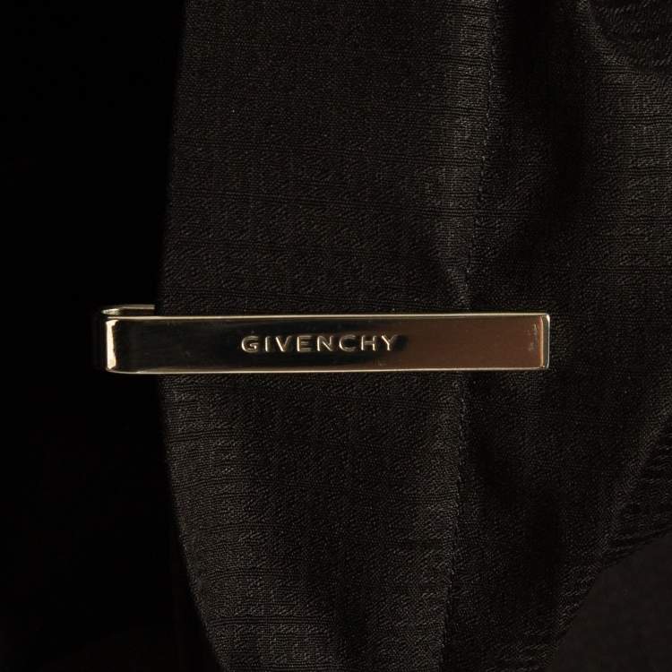 Pre Owned Givenchy Black Jacquard Cotton Long Sleeve Shirt XXL