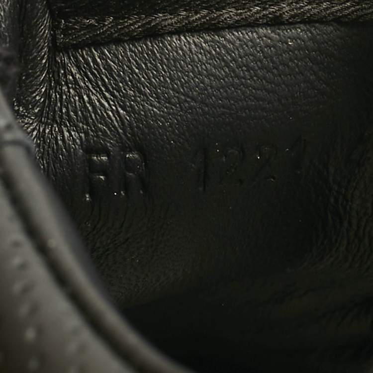 Pre Owned Givenchy Black Leather Spectre Runner Lace Up Sneakers Size 44