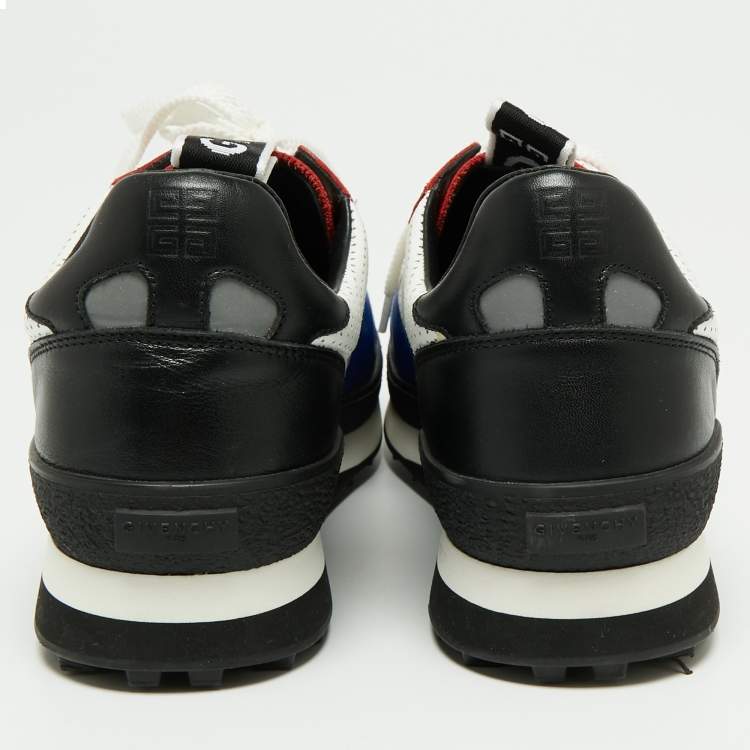 Pre Owned Givenchy Multicolor Leather Lace Up Sneakers Size 43