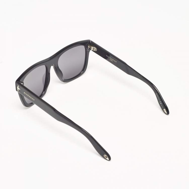 Pre Owned Givenchy Black GV 7011/S Square Sunglasses