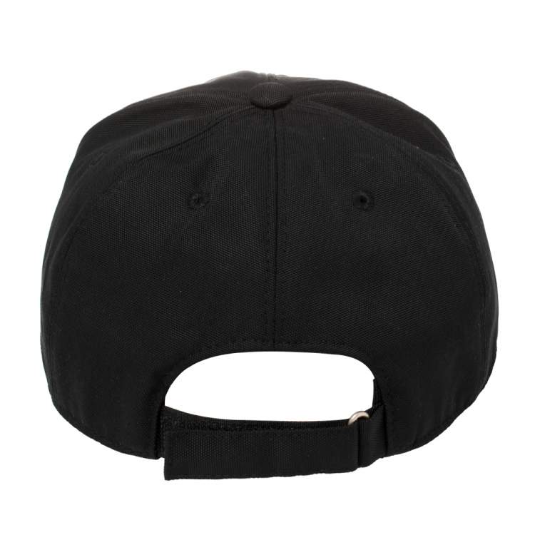 Pre Owned Givenchy Black Logo Embroidered Canvas Baseball Cap