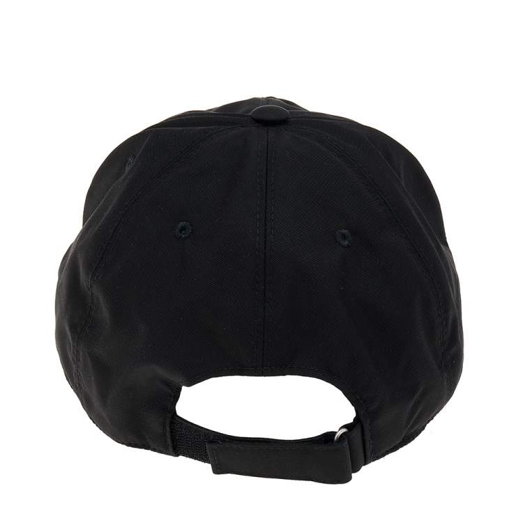 Pre Owned Givenchy Black Split Logo Technical Fabric Cap