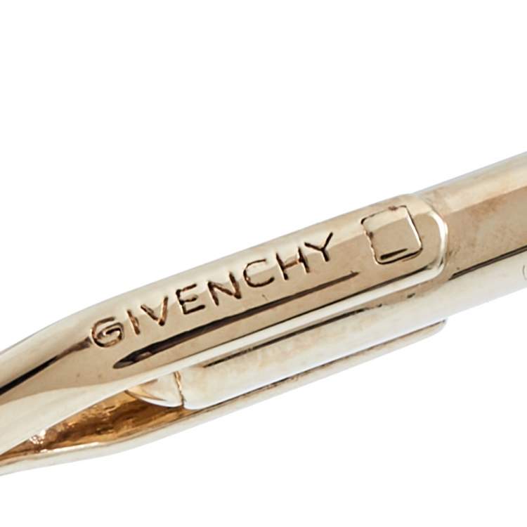 Pre Owned Givenchy Star Gold Tone Metal Cufflinks