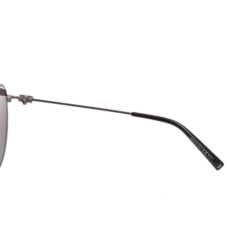 Pre Owned Givenchy Black GV7196/G/S Aviator Sunglasses 