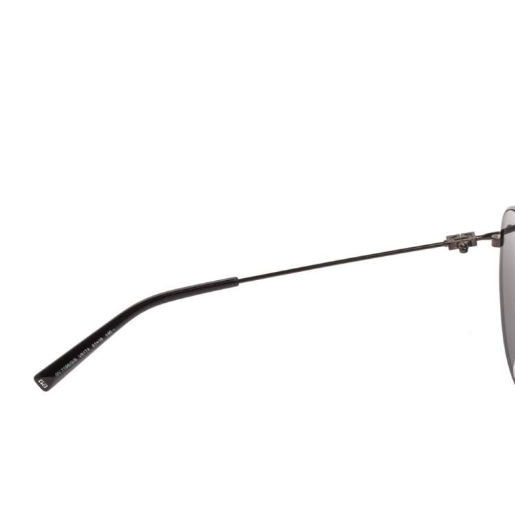 Pre Owned Givenchy Black GV7196/G/S Aviator Sunglasses 