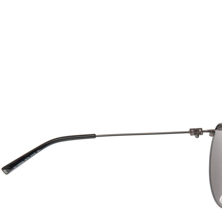 Pre Owned Givenchy Black/Grey Mirrored GV 7186/G/S Aviator Sunglasses