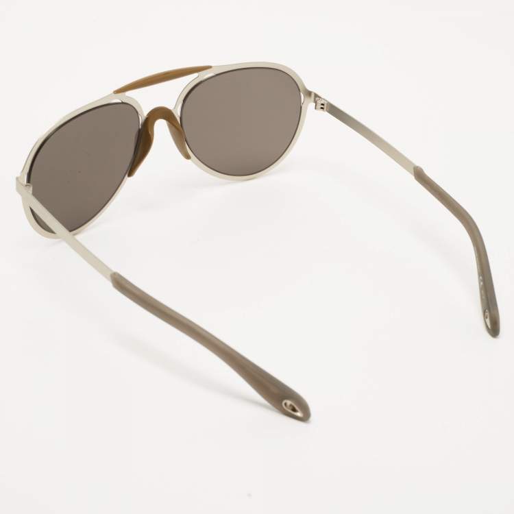 Pre Owned Givenchy Grey/Black GV7039/S Aviator Sunglasses