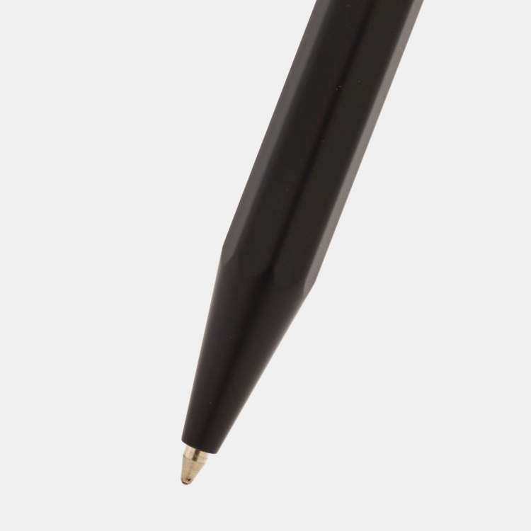 Pre Owned Givenchy Black Composite Gold Tone Ballpoint  Pen