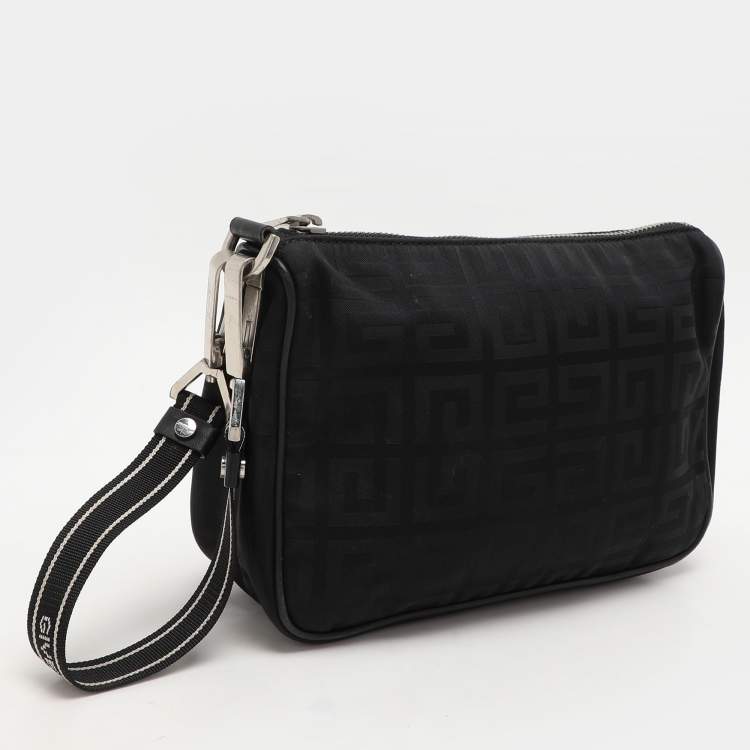 Pre Owned Givenchy Black Nylon Pouch
