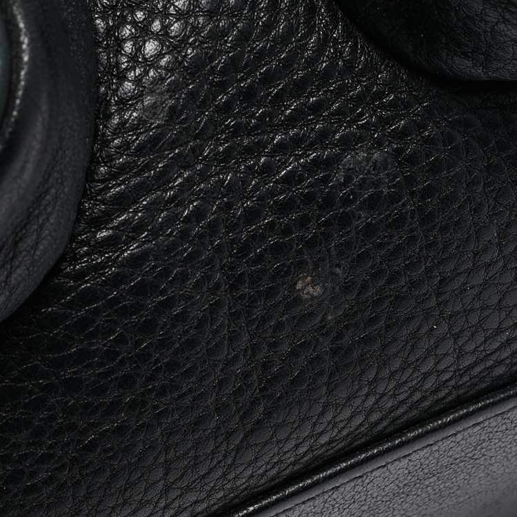 Pre Owned Givenchy Black Leather MC3 Backpack