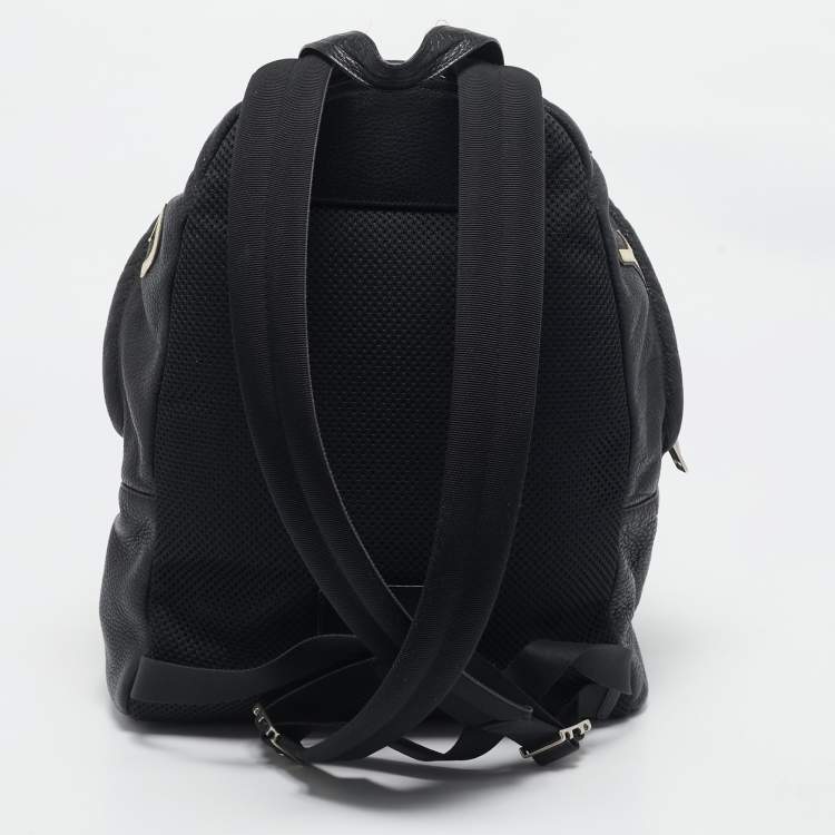 Pre Owned Givenchy Black Leather MC3 Backpack