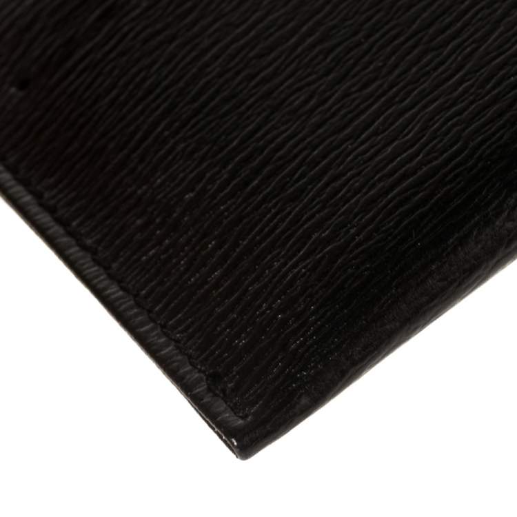 Pre Owned Givenchy Black Leather Card Holder