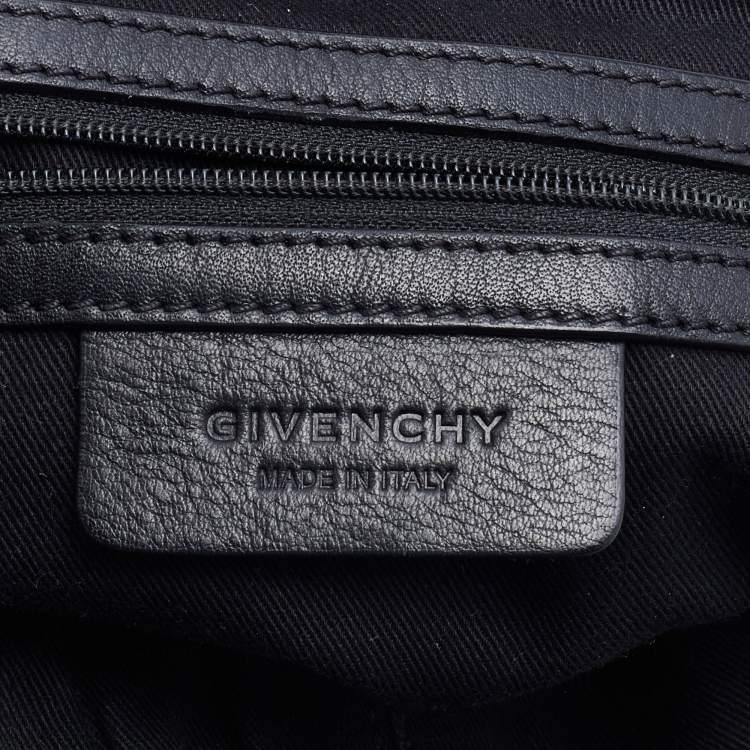 مملوكة مسبقًا Givenchy Black Canvas and Leather Doberman Tote