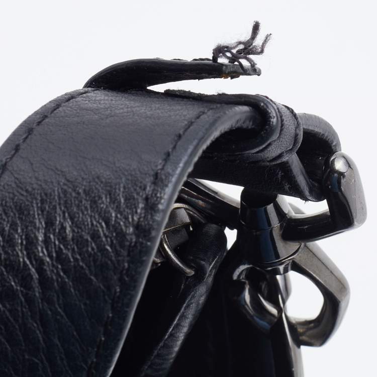 مملوكة مسبقًا Givenchy Black Canvas and Leather Doberman Tote