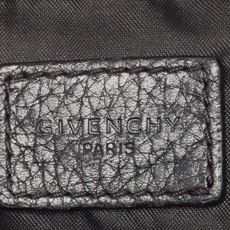 Pre Owned Givenchy Multicolor Leather Zip Messenger Bag