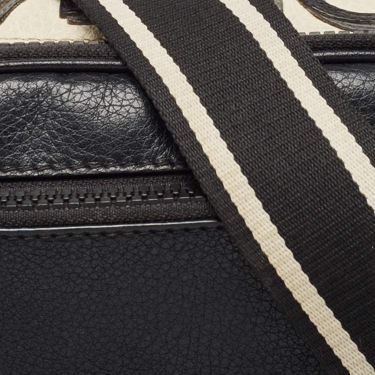 Pre Owned Givenchy Multicolor Leather Zip Messenger Bag