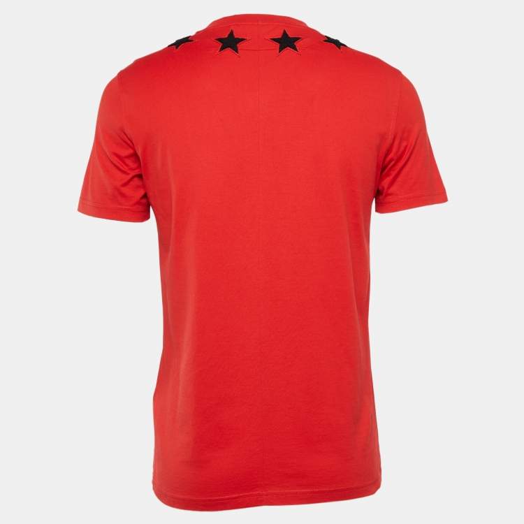 Givenchy red star t shirt hotsell