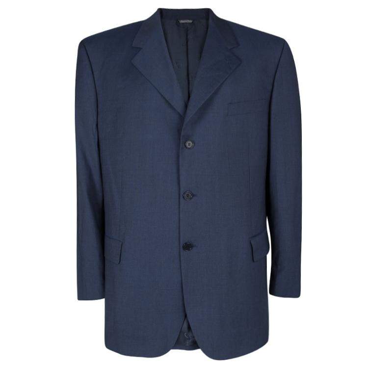 Givenchy Gentleman Blue Wool Tailored 
