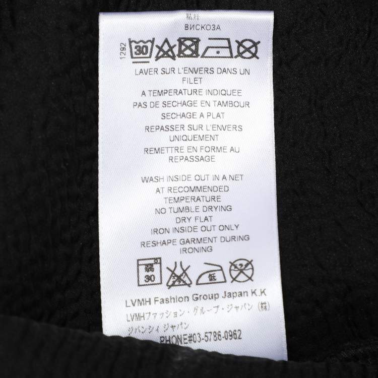 Pre Owned Givenchy Black Distressed Cotton & Mesh Inset Logo Printed Hooded Sweatshirt S