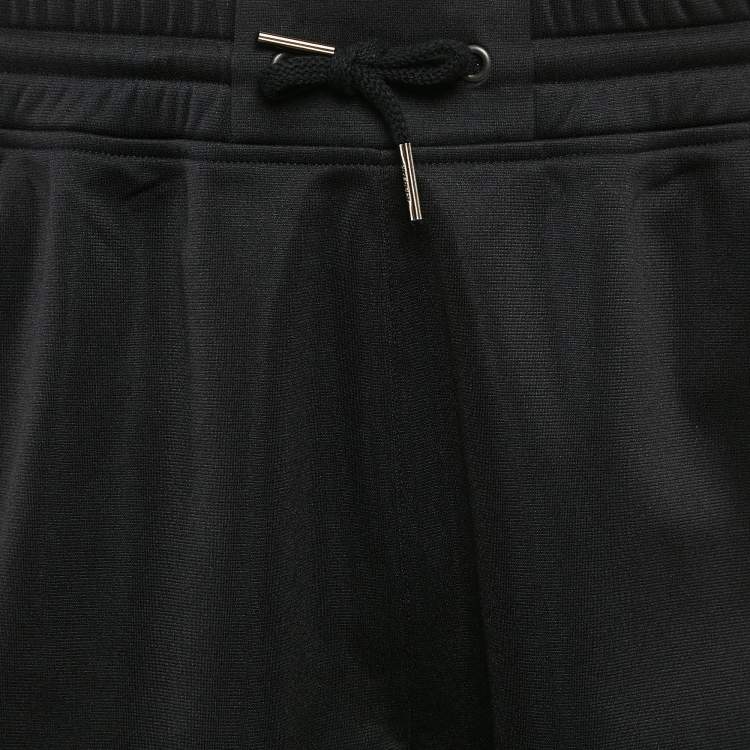 Pre Owned Givenchy Black Logo Band Jersey Shorts XL