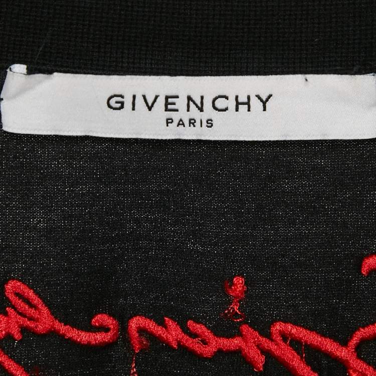 Pre Owned Givenchy Black Tiger Print Jersey T-Shirt XXL