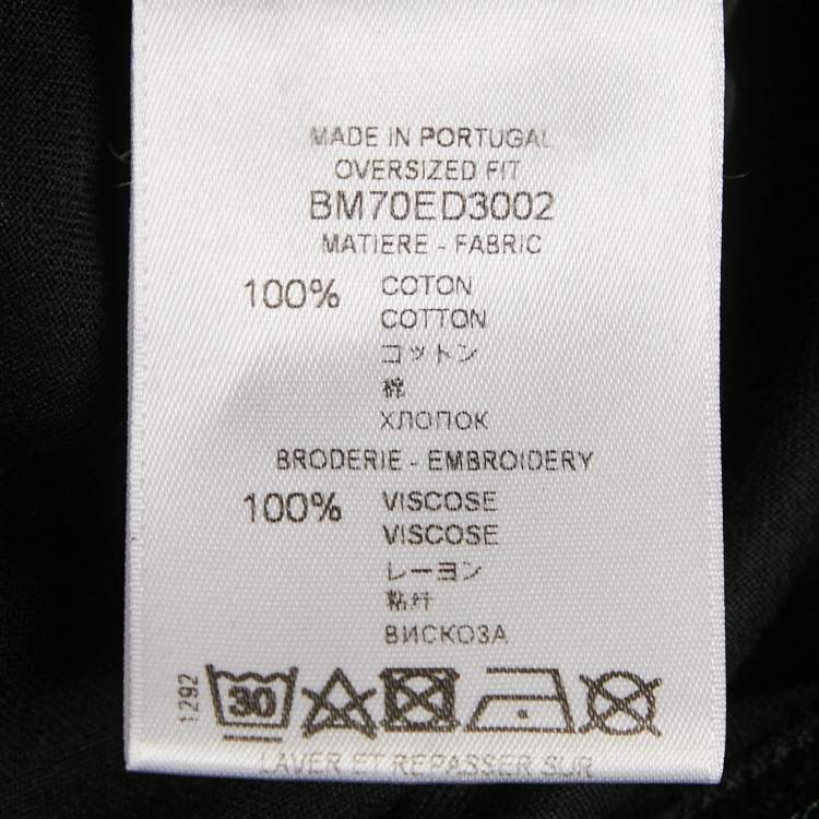 Pre Owned Givenchy Black Tiger Print Jersey T-Shirt XXL