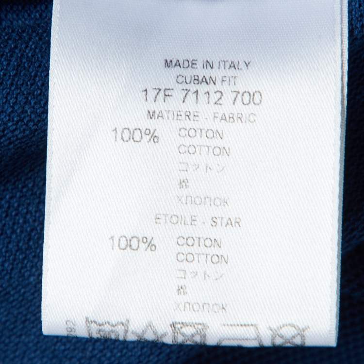 Pre Owned Givenchy Multicolor Paneled Cotton Pique Polo T-Shirt S