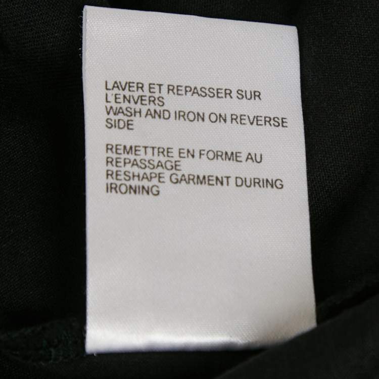 مملوكة مسبقًا Givenchy Black Printed Jersey Crewneck T-Shirt S