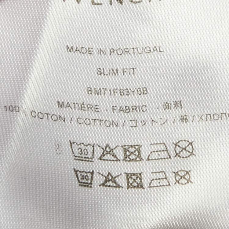 Pre Owned Givenchy Beige Embroidered Jersey Crew Neck T-Shirt XS