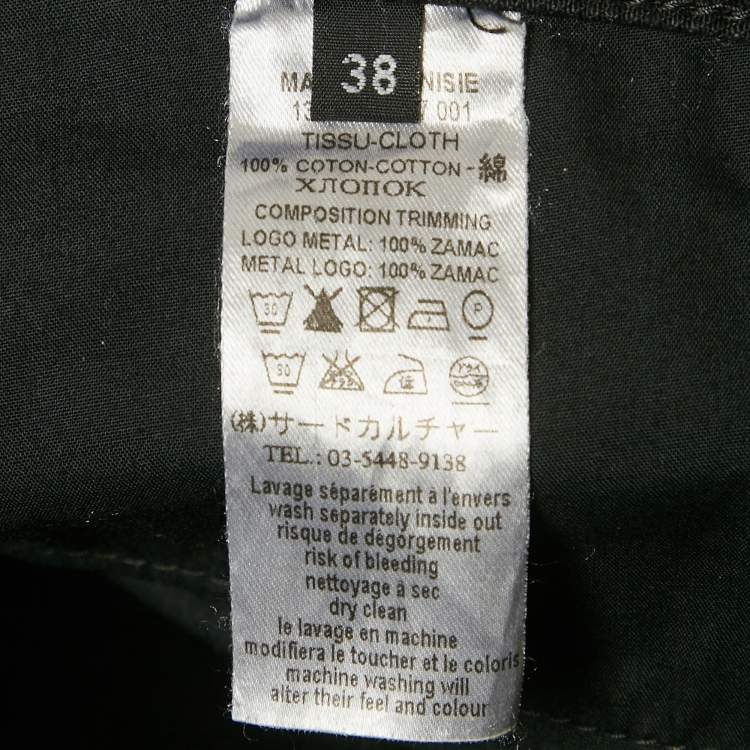 مملوكة مسبقًا Givenchy Black Printed Denim Jeans XXL/Waist 38"