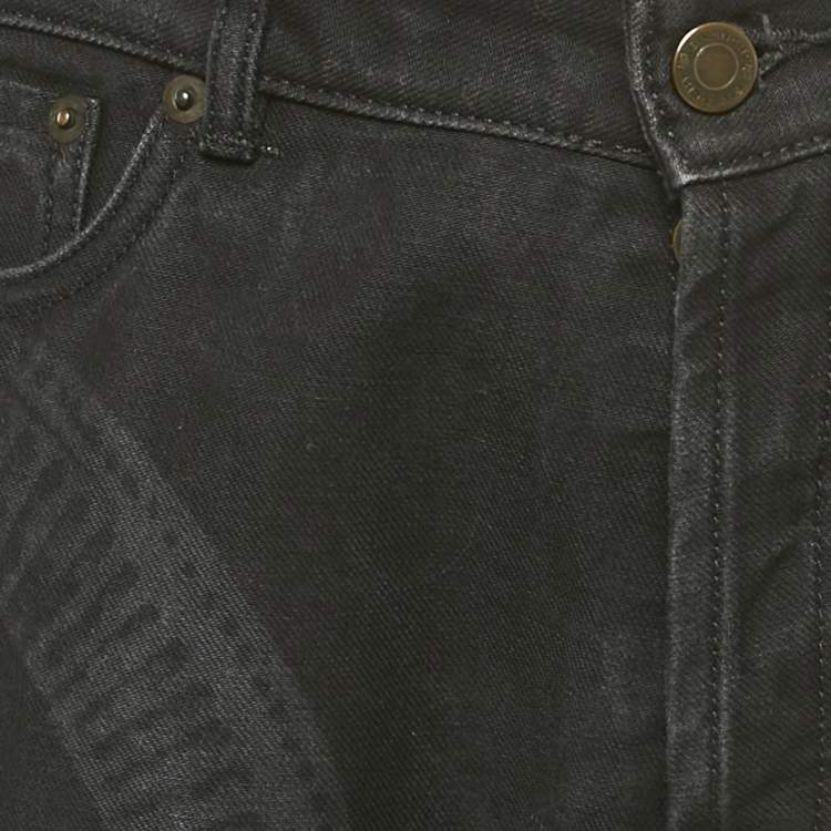 مملوكة مسبقًا Givenchy Black Printed Denim Jeans XXL/Waist 38"