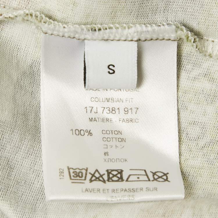 Pre Owned Givenchy Green Camouflage Print Jersey T-Shirt S