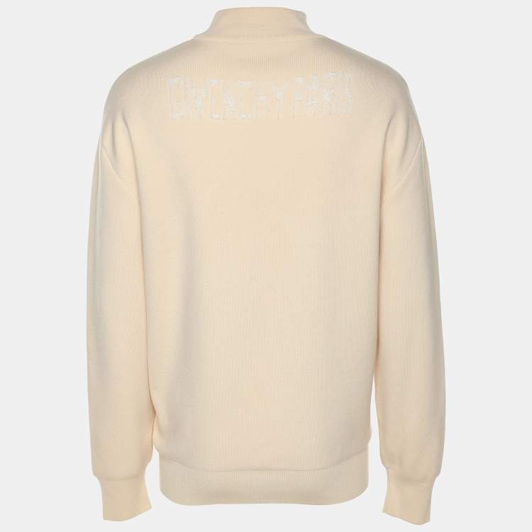 مملوكة مسبقًا Givenchy Light Beige Wool Blend Sweater L