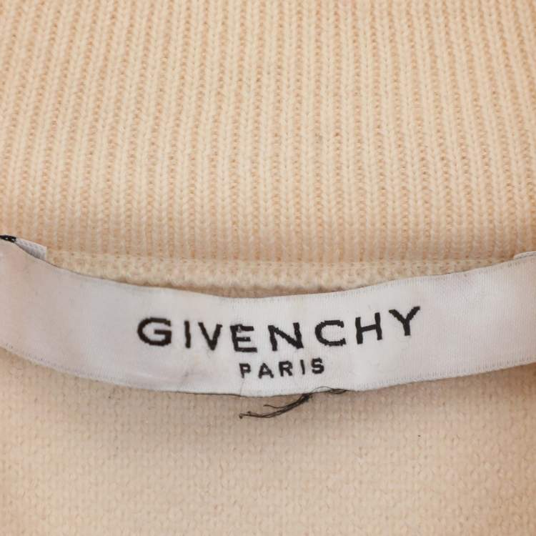 مملوكة مسبقًا Givenchy Light Beige Wool Blend Sweater L