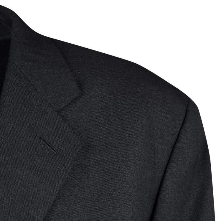 Pre Owned Givenchy Grey Wool Tailored Two Button Blazer 5XL