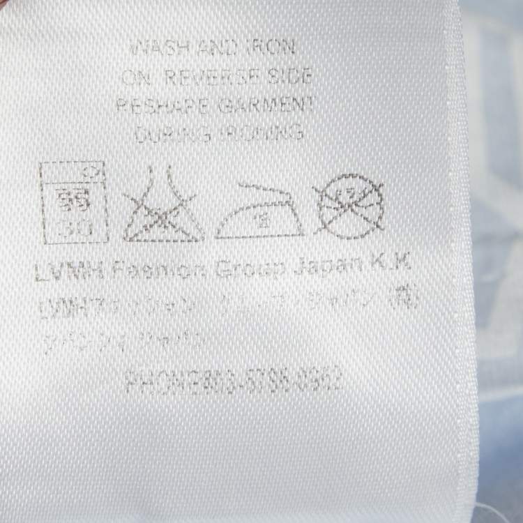 Pre Owned Givenchy Blue Star Print Jersey Crewneck T-Shirt L