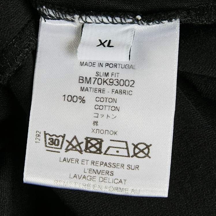 Pre Owned Givenchy Black Logo Print Jersey Oversized T-Shirt XL