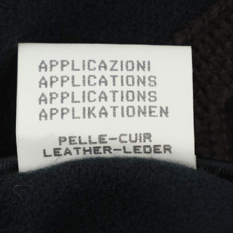 Pre Owned Givenchy Navy Blue Wool Vest XL