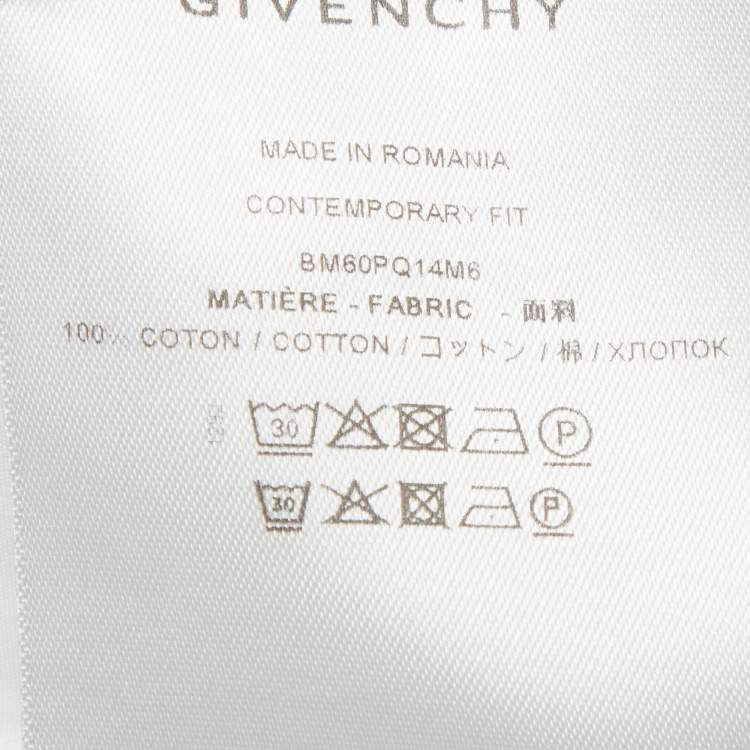 Pre Owned Givenchy White Cotton Long Sleeve Shirt L 