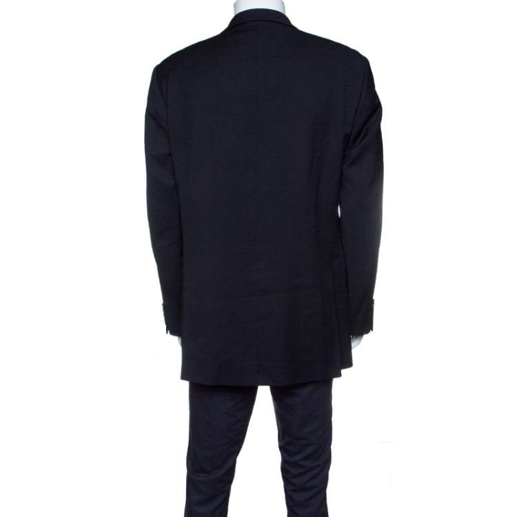 Pre Owned Givenchy Black Wool Tailored Blazer XXL