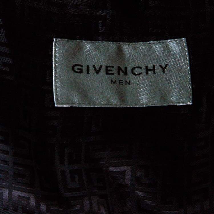 Pre Owned Givenchy Black Wool Tailored Blazer XXL
