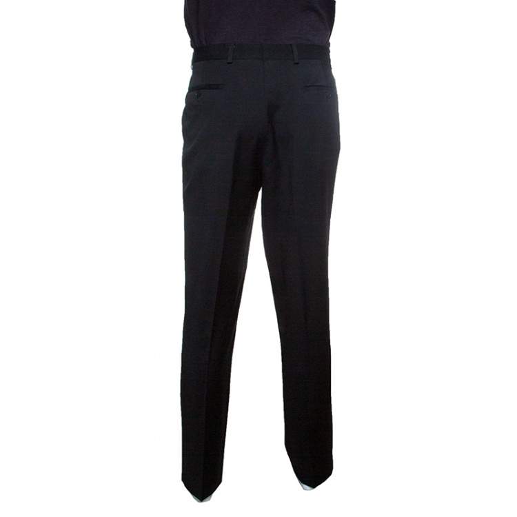Pre Owned Givenchy Black Tailored Trousers 3XL