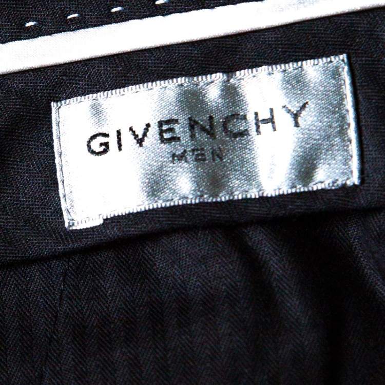 Pre Owned Givenchy Black Tailored Trousers 3XL